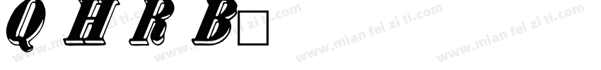 Qiaocheng Hushang Rural Bank字体转换